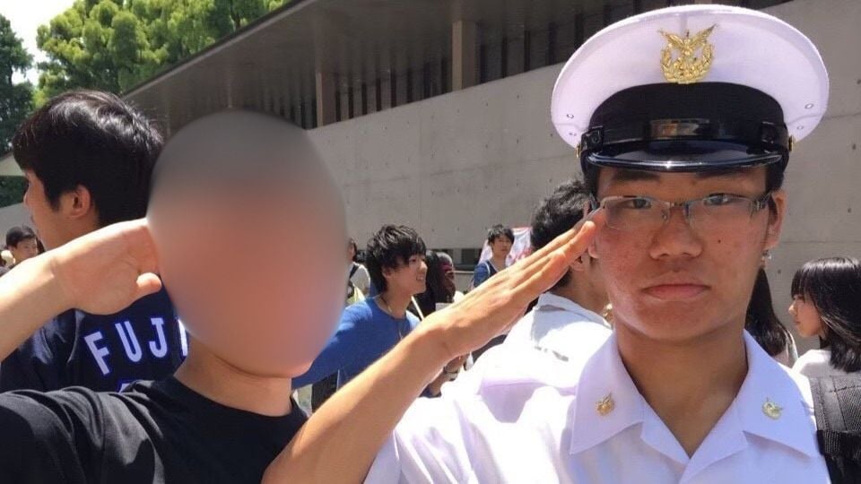 灘高等学校を卒業後、防衛大学校に進学し、大学内で東大を目指して仮面浪人を経験した大前秀人さん（写真：大前さん提供）