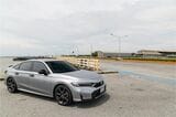 タイで試乗したホンダ「シビック e:HEV RS」（写真：筆者撮影）