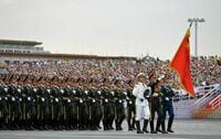 中国の戦勝式典､10カ国以上の軍隊が参加 ロシア､カザフスタンなどの軍がパレード
