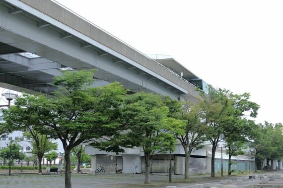 六甲ライナーの終点、マリンパーク駅