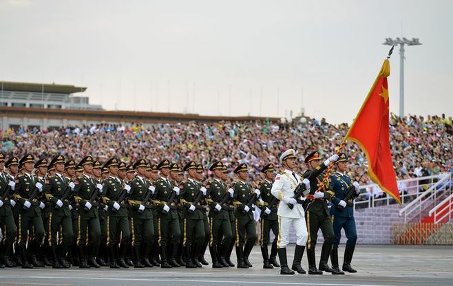 中国の戦勝式典､10カ国以上の軍隊が参加