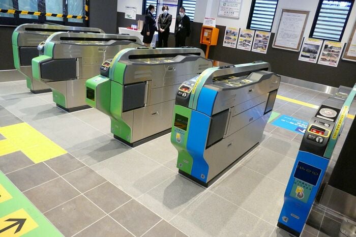 意外に数が多い自動改札機