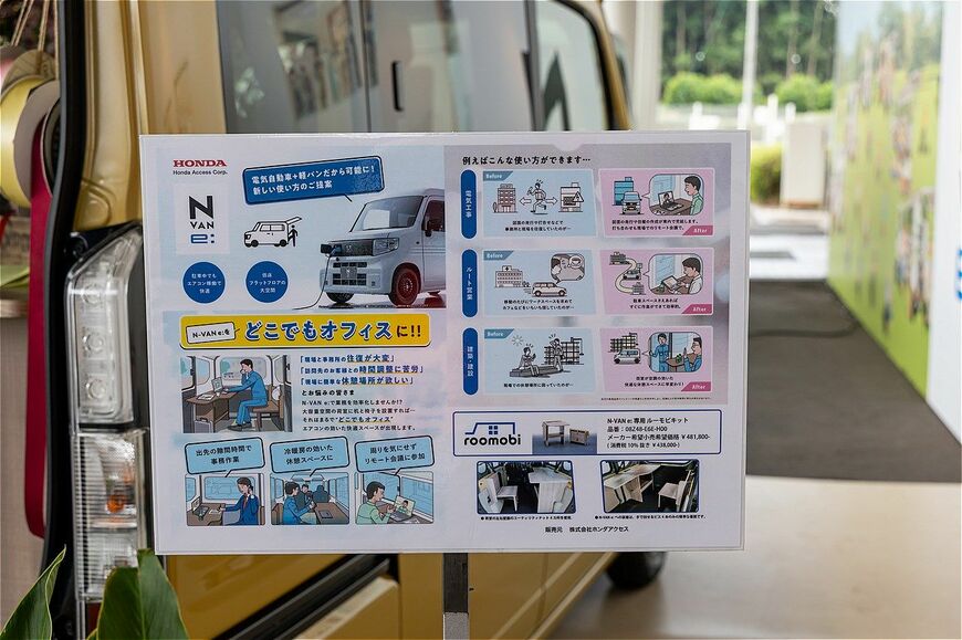 ホンダ「N-VAN e:」のディテール（写真：三木宏章）