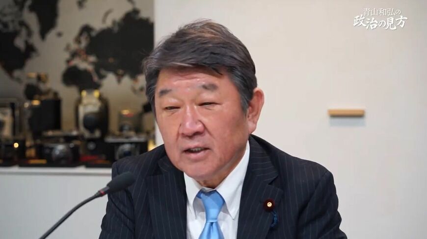 安倍元首相が1期目当時のトランプ大統領とのゴルフのさなかに行っていた、ある「インプット」について明かした茂木敏充氏
