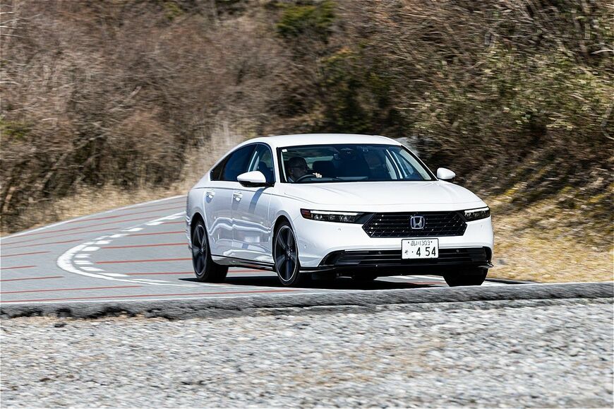 2024年3月8日に発売したホンダの新型「アコード」（写真：三木宏章）