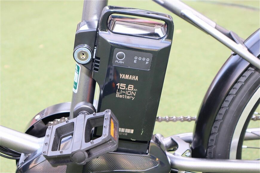 ヤマハの新型電動アシスト自転車「PAS CRAIG ALLEY（パス クレイグ アリー）」(写真：筆者撮影）