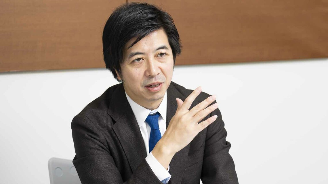 シダックスの子会社化に踏み切るオイシックス・ラ・大地の髙島宏平社長。同社として過去最大の買収で、「武者震いを覚える」と言う(撮影:今井康一)