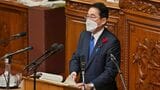 所信表明演説をする岸田首相