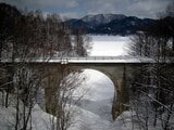 士幌線跡のコンクリートアーチ橋（撮影：南正時）