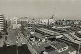 川越駅と西口（写真：1989年02月13日、高橋孫一郎撮影）
