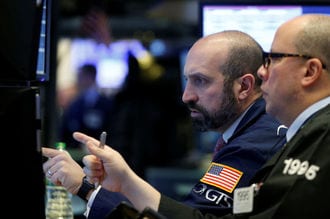 米ダウとS&P500が下落､ナスダックは上昇