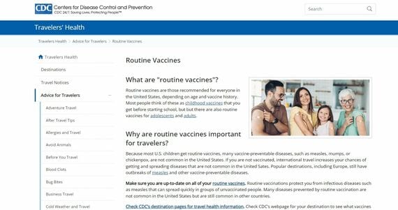 CDCのサイト