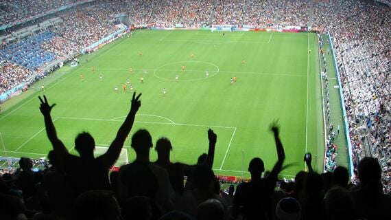 サッカー観戦