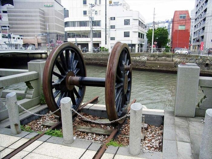 長崎港線（廃線・写真は中島川橋梁跡）