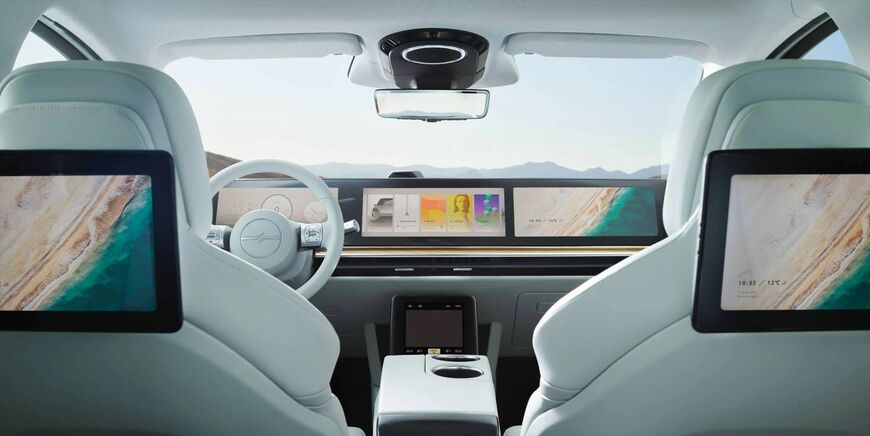 ソニー「VISION-S 02」のインテリア（写真：ソニー）