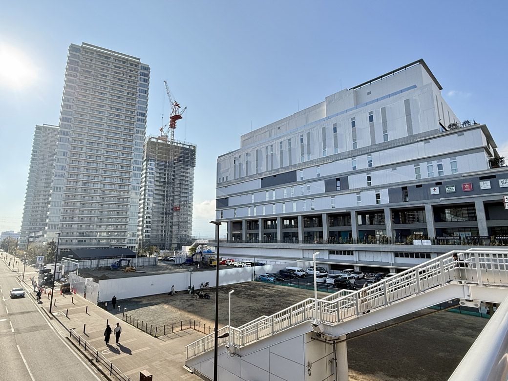 建設中のタワマン