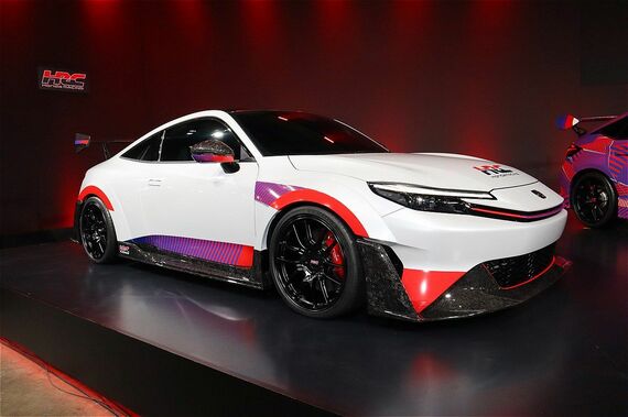開発中のHRCパフォーマンスパーツを装着した「プレリュードHRCコンセプト」