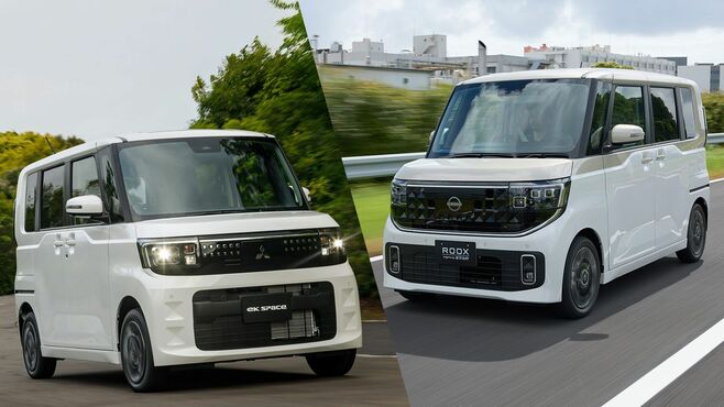 日産｢ルークス｣と三菱｢eKスペース｣新軽カー比較