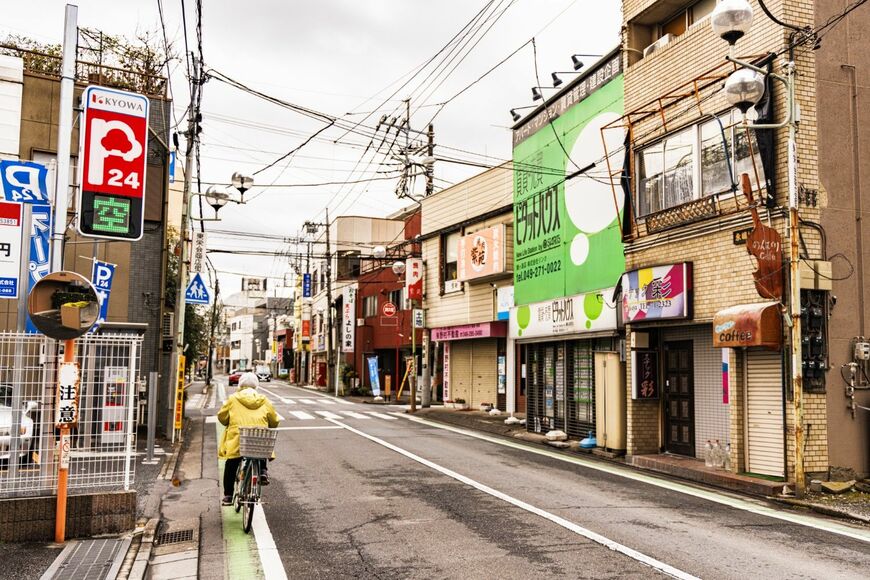 鶴ケ島駅周辺の街並み