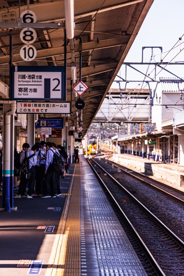 東武鉄道小川町駅のホーム