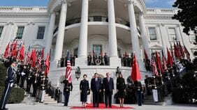 〈米中首脳会談〉トランプ氏｢真に素晴らしい友情関係｣｢米中関係に誇り｣､習氏は台湾問題に言及
