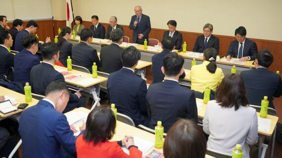 自民党新人議員研修会