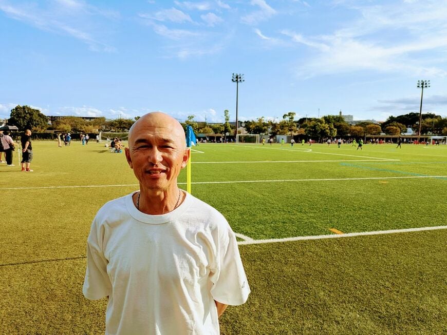 迎哲生さん（筆者撮影）