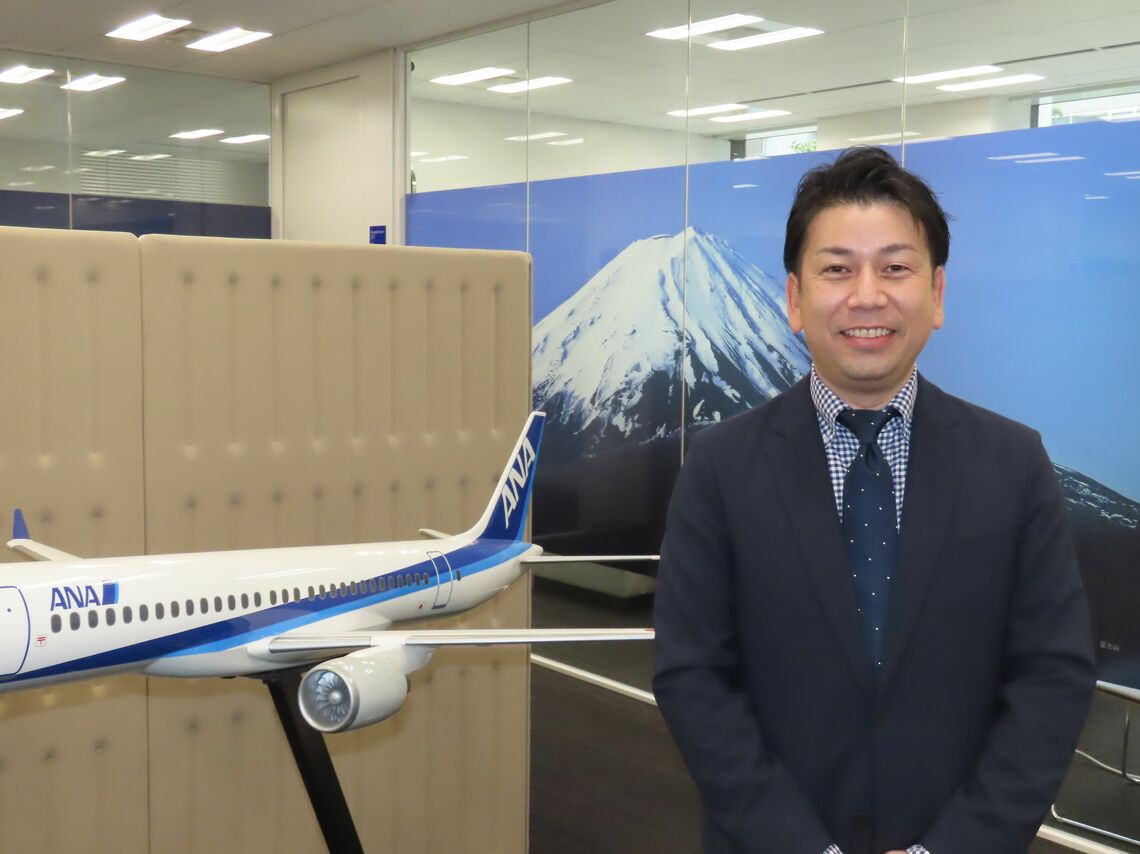 前田氏。自らもゴルフ場予約サイトを使ってゴルフをするという（写真：筆者撮影）