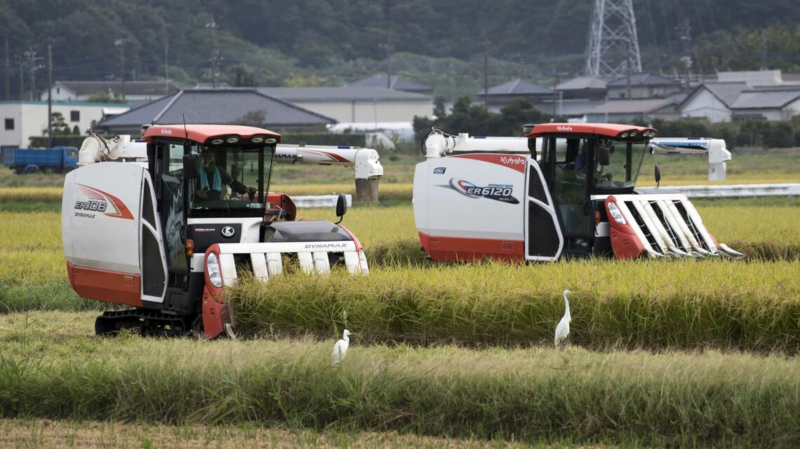 クボタは有給休暇取得率が100%を上回る(写真:ブルームバーグ)