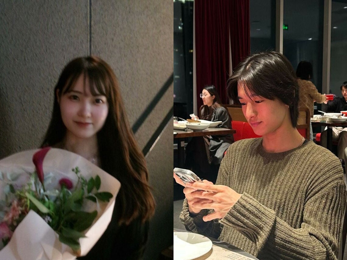  （左から青山学院大学文学部フランス文学科4年・吉川萌愛、横浜国立大学経済学部経済学科4年・山田大二朗)