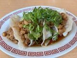 東京背脂黒醤油ラーメン 伍福軒 背脂水餃子