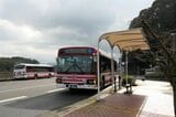 石山駅行きのバス
