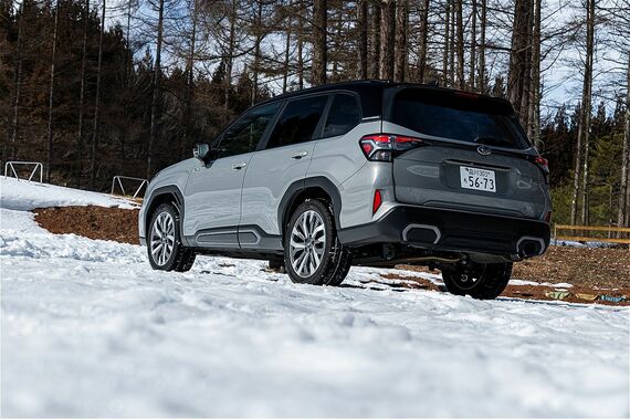 フォレスターのリアビュー