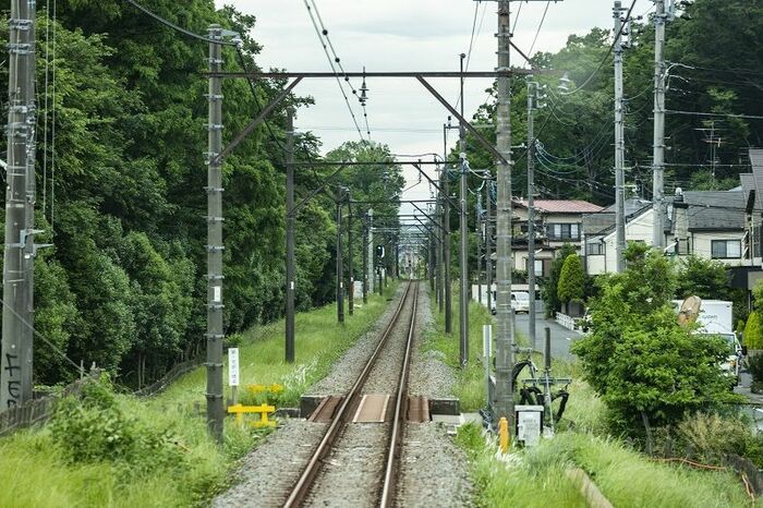 西武園線は単線の短い路線だ