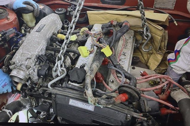 NTP名古屋トヨペット「リボーンレストア・プロジェクト」の概要と、レストアを手がけたAE86型「スプリンタートレノ」（写真：筆者撮影）