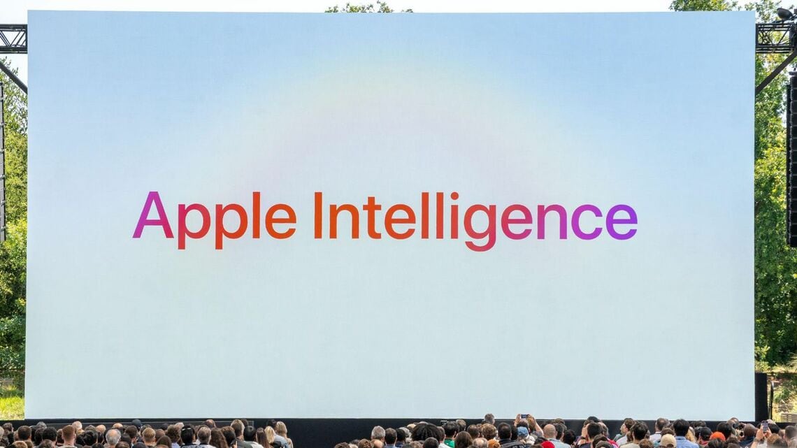 アップルは同社製品に搭載するAIである「Apple Intelligence」を開発中だが…(筆者撮影)