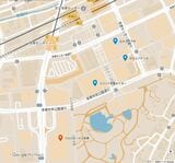 「クロスガーデン多摩」は微妙に駅から歩く（Googleマイマップにて作成）