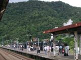2007年秋に追分―夕張間で運転されたSL夕張応援号（筆者撮影）