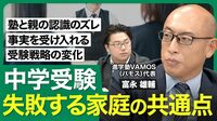 【中学受験で失敗する家庭の特徴】塾と親の認識のズレ／客観的に数字を見る／受験のプレッシャー／受験戦略の変化／悩んだら塾へ相談【西岡壱誠の受験相談所（富永雄輔）】