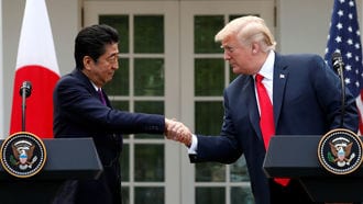 Japan's PM says talks with Trump on trade were constructive ahead of meetings this week