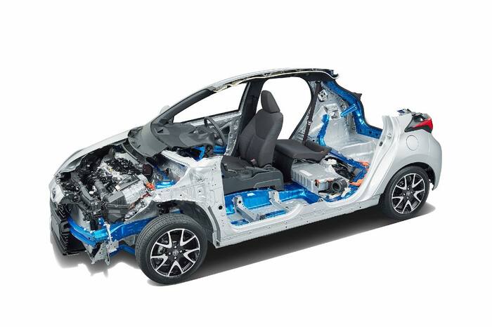 トヨタ「ヤリス」のプラットフォーム（写真：トヨタ自動車）