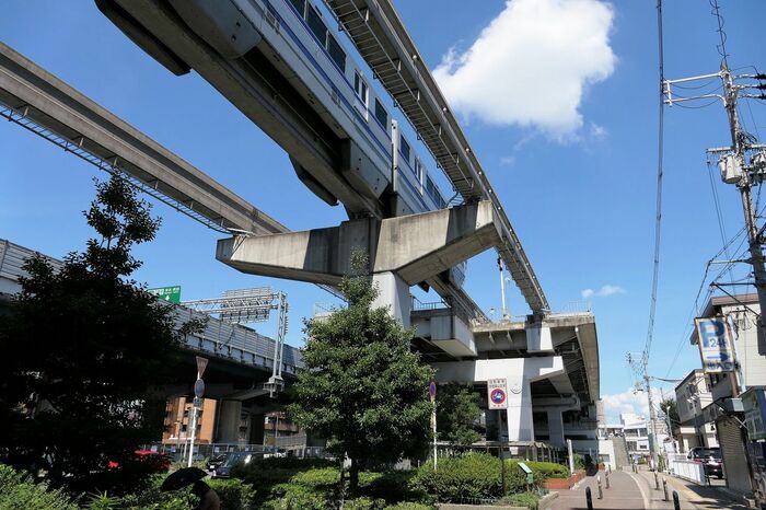 門真市駅の引き上げ線（東側）