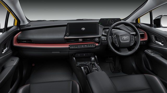 新型プリウス（HEV）のディテール（写真：トヨタ自動車）