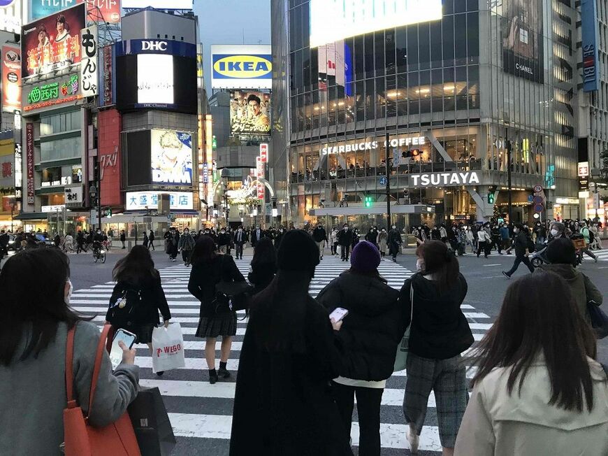 繁華街ではにぎわいも戻ってきた（筆者撮影）
