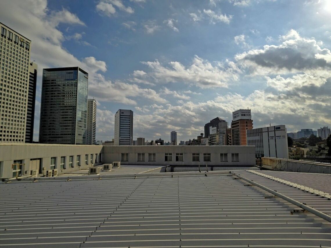 京急品川駅屋上