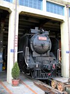 彰化の扇形庫にたたずむDT650形（D51形）