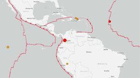 コロンビア西部で強い地震､M7.4と米地質調査所…首都ボゴタでも揺れ