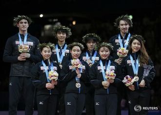 羽生など笑顔､フィギュアの世界国別対抗戦