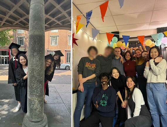 オランダの大学に留学した井上美雨さん