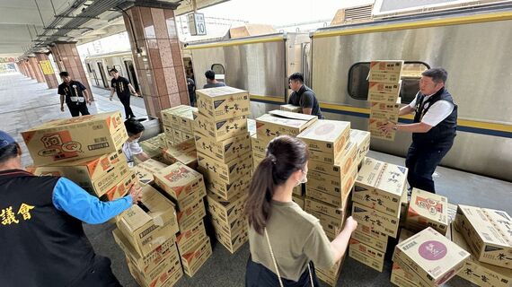 台湾地震 鉄道 被災地物資輸送